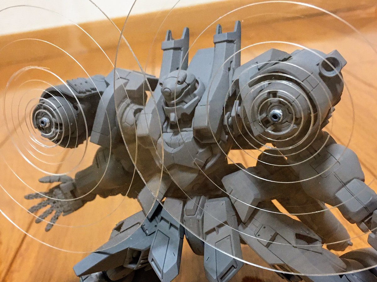 工房長 Ommworks ビームシールドエフェクトをざっと作ってみた どうしたらいいかよく分かんなかったので とりあえずクリア下敷きを円形に切って 波紋状に同心円のスジを入れてみました 多少雑なところはあれど 撮影の小道具レベルならアリ 百均