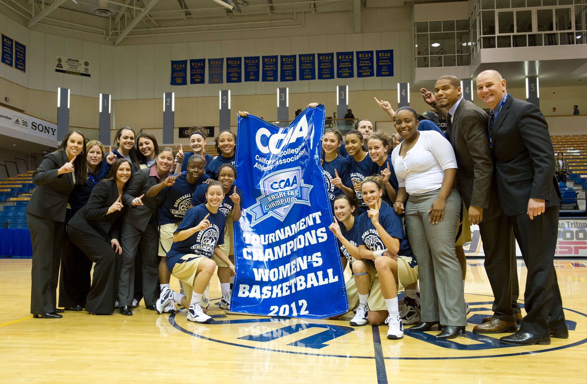 OtterAthletics's tweet photo. Thread: 1/3 #ThrowbackThursday 

Today we’re throwing it back to March 3, 2012 when the @CSUMBwbb defeated Cal State LA 71-69 to capture the program’s first-ever @ccaad2 Tournament Championship!! 🏀💪 #WeAreMB #CSUMB25 https://t.co/9XHV6mNmmH