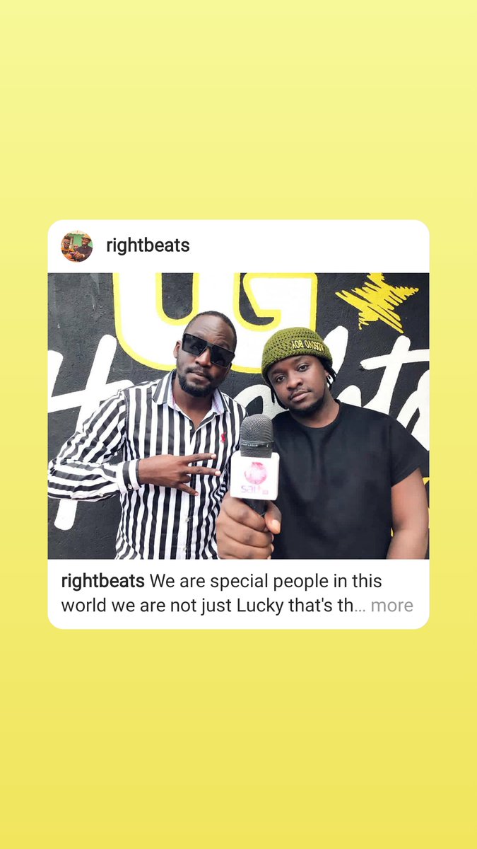 rightbeatsug's tweet photo. We are special people in this world we are not just Lucky that's the way we're born. 
@derrickvucci from @salttelevision visited @ug_heights and we had a chat about this new unfair regulations on the whole of the Art's industry in Uganda.
#freemytalent🇺🇬 #freemyart https://t.co/olZg24h01K