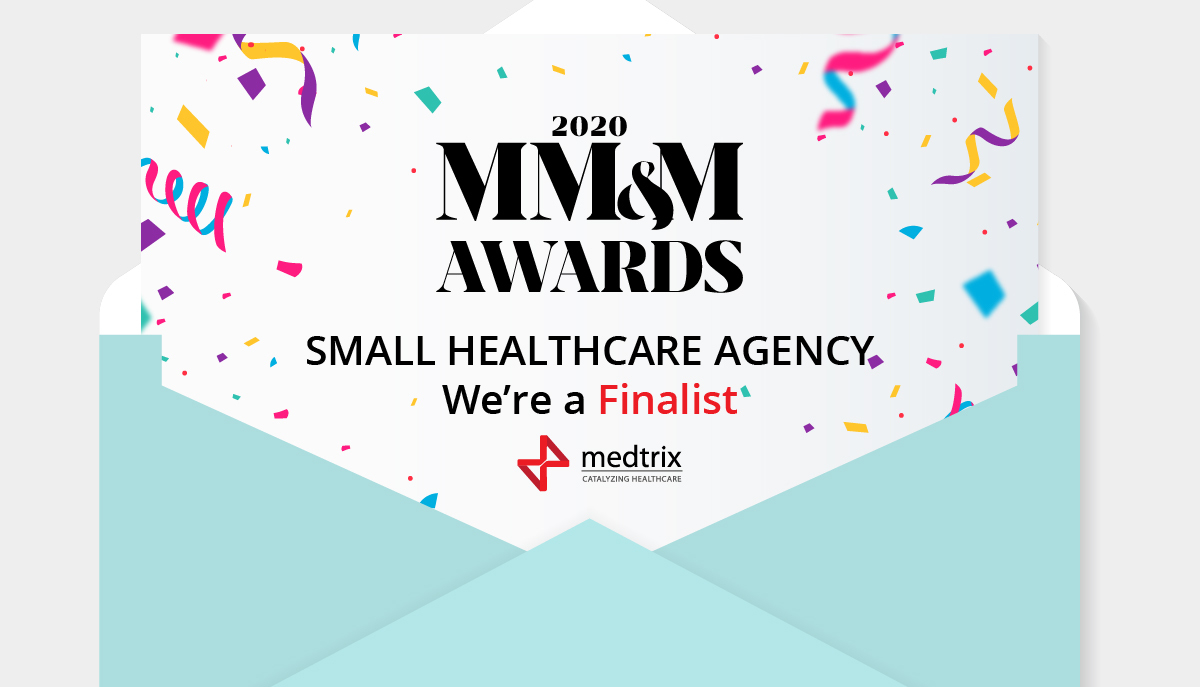 MedTrixH's tweet photo. Excited!! Thrilled!!
Glad we could make it to the finalists for the category of Small Healthcare Agency in MM&amp;M Awards 2020.
Hoping for the best!!

#mmmawards #healthcare #agencywork #proudmoment #2020year #medicalcommunications https://t.co/Bubwy5tpJJ
