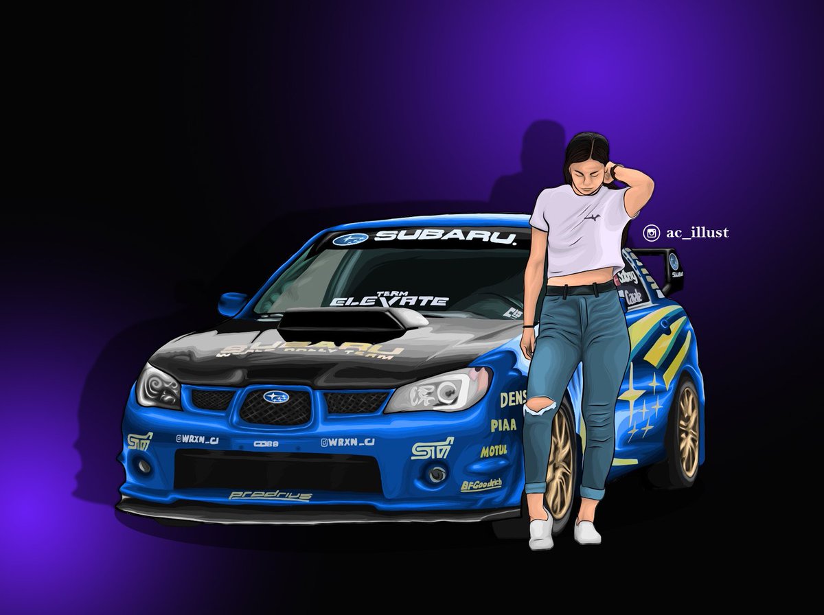 IllustrationsAc's tweet photo. Artwork of Courtney Jane Casale ✍🏽
Check her out on YouTube and Instagram @wrxn_cj
•
•
Ig:@ac_illust
#illustration #digitalart #kingsofillustrations👑🎨
#WRXSTI #worldrallyeXperimental #projectcar #SUBARU #femalebuilt https://t.co/mBhG3Xzk1W