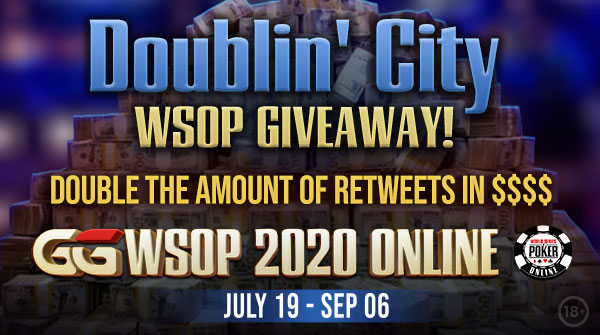 GGPoker's tweet image. GIVEAWAY!

Once a week, we leave this post up for 24 HOURS. 

After 24 hours, we'll check the amount of RETWEETS and DOUBLE IT in value with @WSOP satellite tickets for RANDOM winners.

RETWEET &amp;amp; NICKS!

#Goodluck #ggpoker