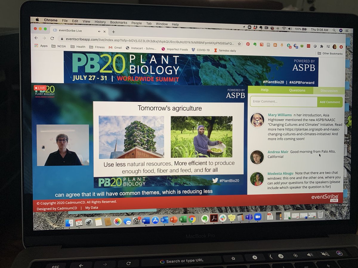 NationalCorn's tweet image. .@NationalCorn Director of Research and Productivity Robyn Allscheid is spending the day at the online Plant Biology Worldwide Summit discussing how plant biologists around the world are harnessing technologies like genome editing to improve tomorrow’s agriculture. #PlantBio20