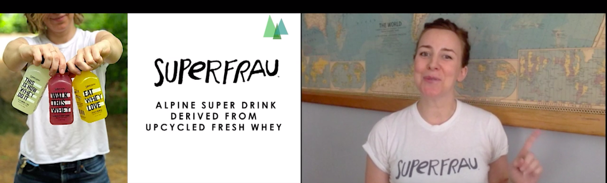 TMobileAccel's tweet photo. .@drinksuperfrau is "yogurt's outdoorsy sister" A natural &amp; refreshing, good-for-your-gut beverage, produced from upcycled whey. #CorporateAccel #DemoDay2020 https://t.co/8mkzudIpJf