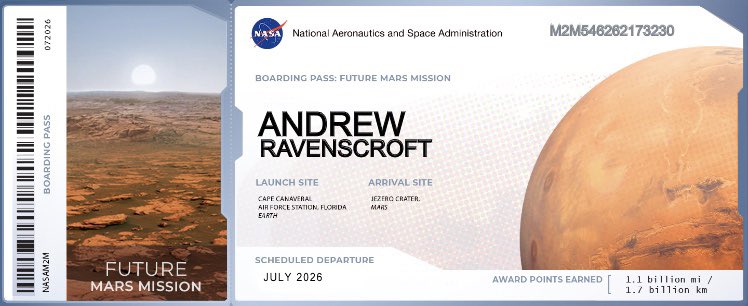 AndrewRavenscr3's tweet photo. #CountdownToMars https://t.co/rPR1Opx9RC