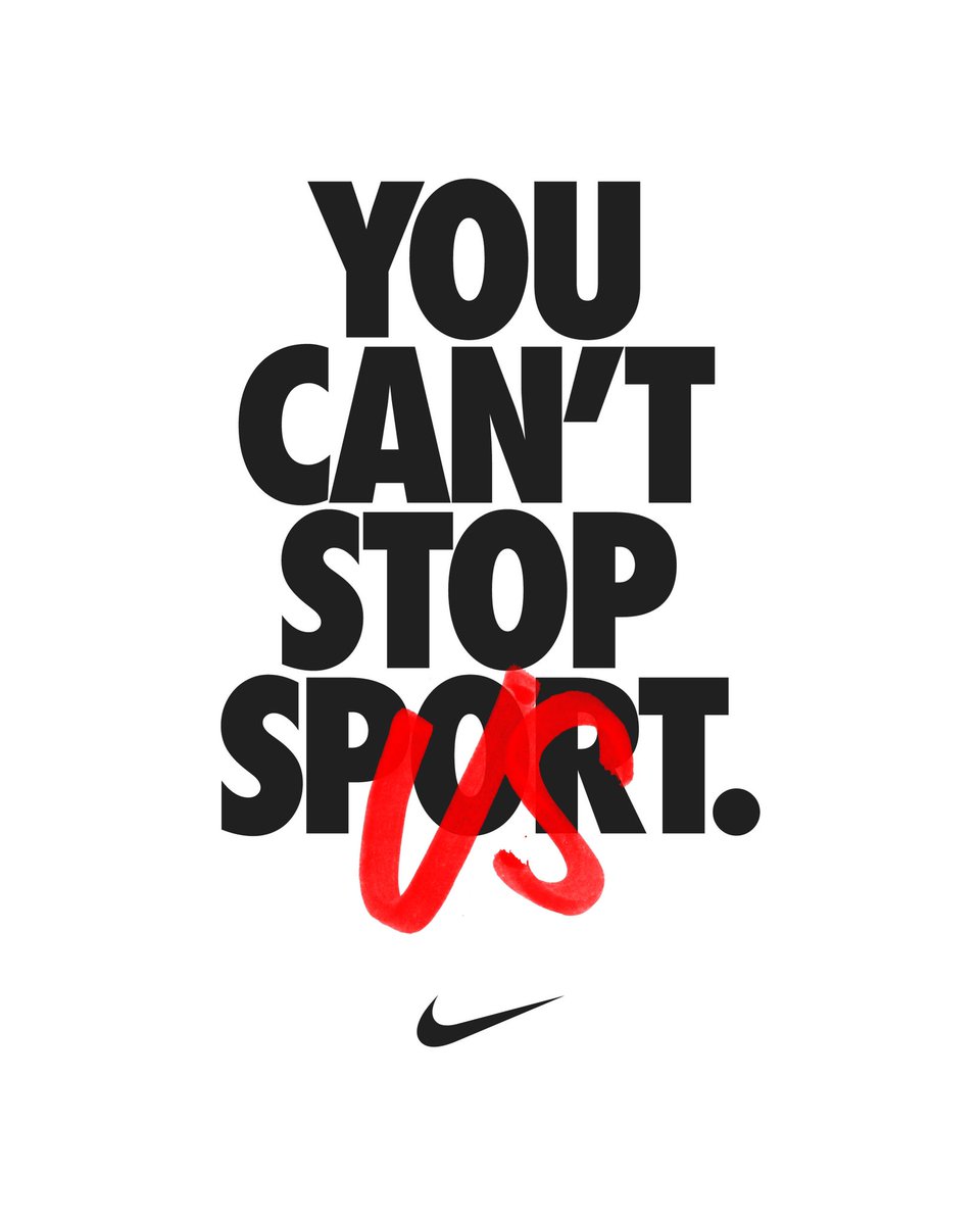 When we’re playing for change, we’re all team-mates #YouCantStopUs #TeamNike @nike