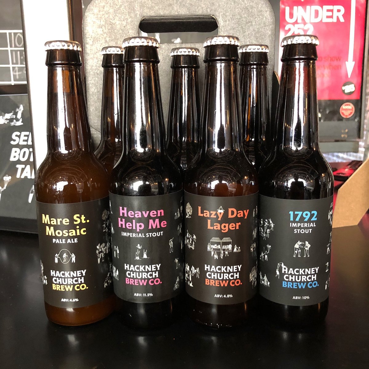 hackneychurchbc's tweet photo. Got a picnic in the park or BBQ at your mates this weekend? Swing by or visit our website to get your hands on our bottled beers. We’ve got all your favourite, only the best will do. #eastlondon #london #beerstagram #brewery #drinklocal #craftbeerlife #craftbrew #beersofinstagram https://t.co/udv0JezatH