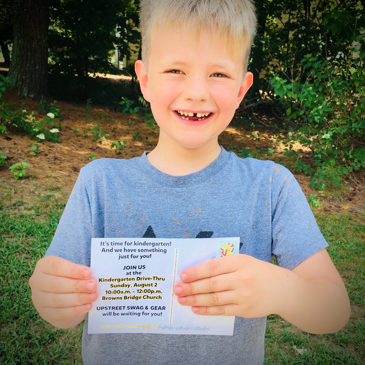 BrownsBridge's tweet photo. Hey Parents! If you have a rising Kindergartener, we have something special just for your child!

Don't miss the Kindergarten Drive-Thru this Sunday, August 2. Swing by our parking lot anytime from 10am-12pm to grab a special bag filled with UpStreet swag to welcome your child! https://t.co/ecIuOb3dum