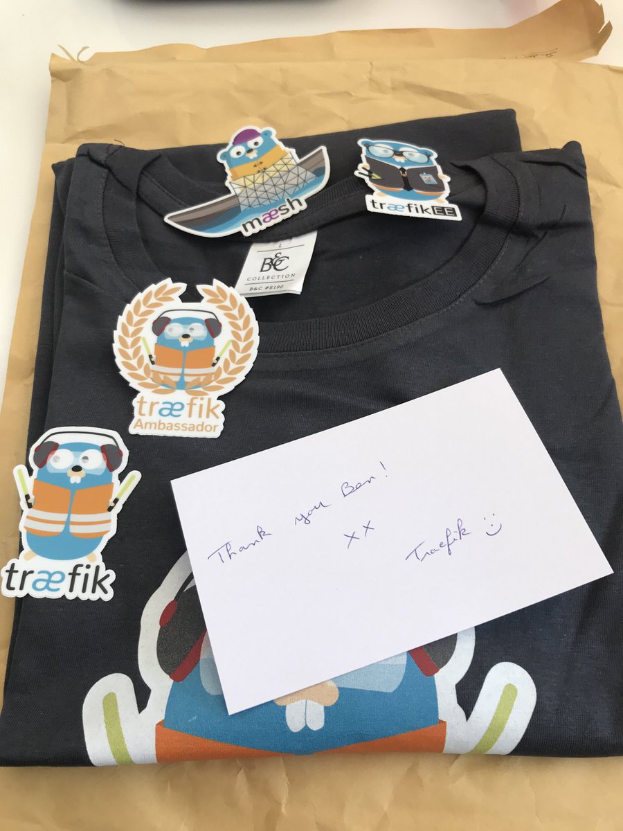 Kudos <a href="/traefik/">Traefik Labs</a>⁩ for hooking me up with this