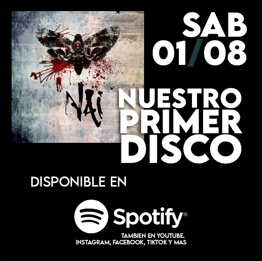somosnai's tweet photo. No aguantamos mas, así que les contamos que a partir del sábado van a encontrarnos con nuestro primer disco en Spotify y otras redes, pero como ya es viejito y mucho ya no nos refleja, les tenemos más sorpresas para dentro de unos días, así que estén atentos. https://t.co/cePqpCIt8T