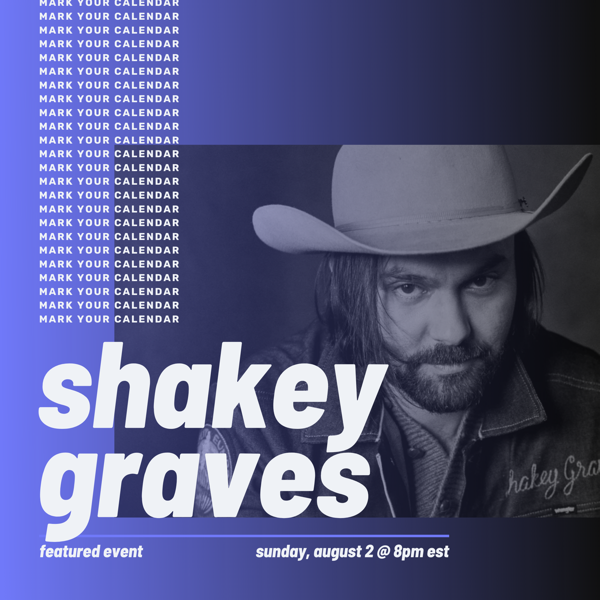 yak_live's tweet photo. If you’re into blues, folk, country and/or rock and roll — this event is for you.⁠
⁠
@ShakeyGraves takes the stage next week, so be sure to set a reminder. 
⁠
https://t.co/WbCdt4vaiU

#music #livestream #concert #livemusic #live #yaklive https://t.co/c44FPShA2i