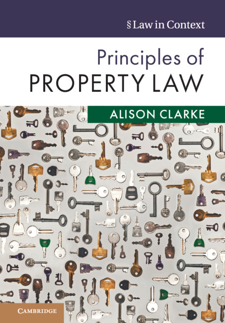 CUP_Law's tweet photo. New #textbook: Principles of Property Law by Alison Clarke is out now! Sample copies are available for lecturers and instructors teaching in this area https://t.co/Z9xMaac2KV #CambridgeHigherEd https://t.co/SD43GQpQy3