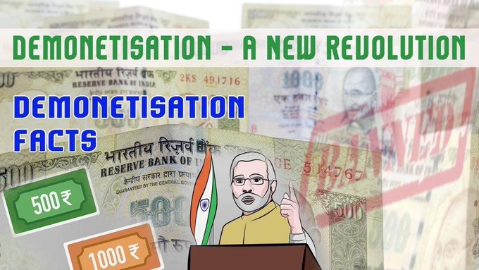 vishalgthakkar's tweet photo. The Government of India decided to cancel the Legal Tender Status of Rs.1000 and Rs.500 denomination currency notes on 8th November 2016 with several objectives. Please find the objectives of 'Demonetization' and achievements against it.
#Demonetization #DemonetizationSuccess https://t.co/i8nqfvGH0J