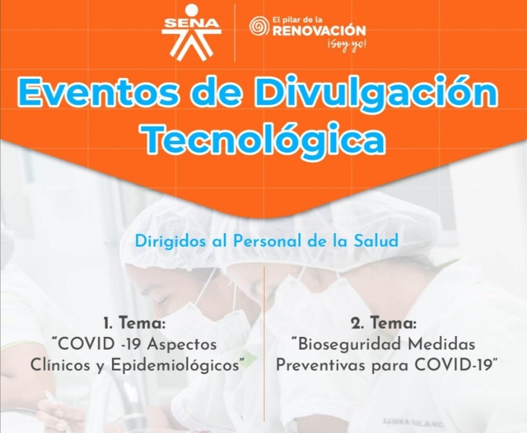 SENAenBolivar's tweet photo. Inició ciclo de transferencia de conocimientos por el Centro #CyS para el personal de salud. El tema principal de hoy fue aspectos clínicos y epidemológicos del Covid 19, que contó con participación de profesionales vinculados a @FunFireColombia, @casadelnino, @ESECartagena, etc. https://t.co/TeKmRPlINN