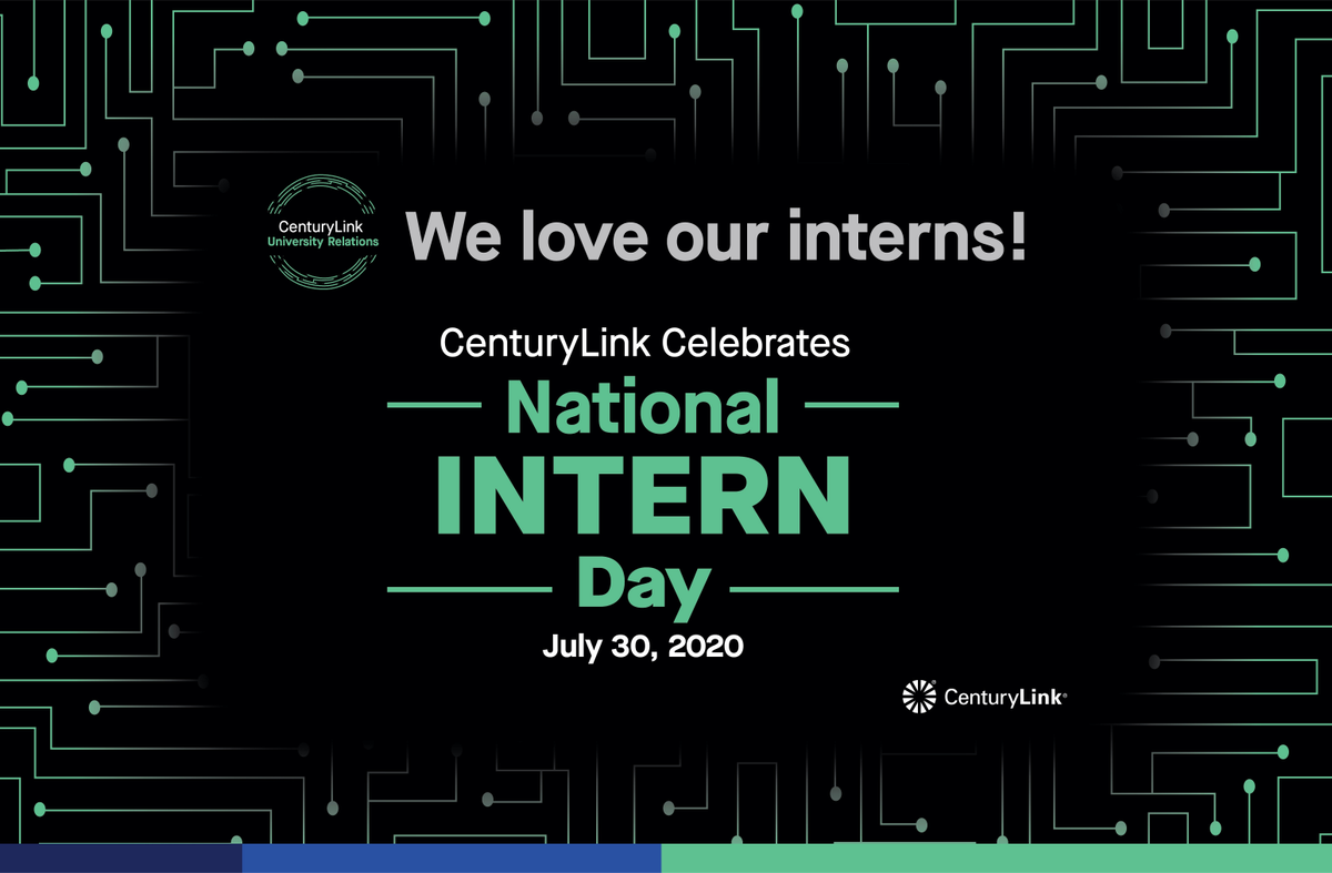 G0ldil0x24's tweet photo. .@CenturyLink today we partner with @WayUp to celebrate National Intern Day and our AMAZING #CenturyLink summer interns! Thank you for all you have contributed this summer #CTLintern #NationalInternDay #CTLInclusion https://t.co/aJgcIwXi80