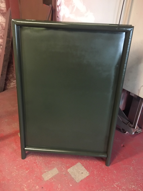 blast_paint's tweet photo. @AshleyEngineer  another little job , reconditioning an old pub sign no job too small repainted in olive green colour.
#powdercoating #reconditioning #signage https://t.co/eScn30WbpI
