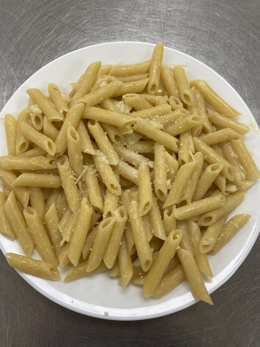 Today’s cooking lesson: aglio e olio-pasta with garlic and olive oil. Simple, inexpensive and delicious! Can’t wait for the  school year to start. #whsummerenrichment #whpantherpride