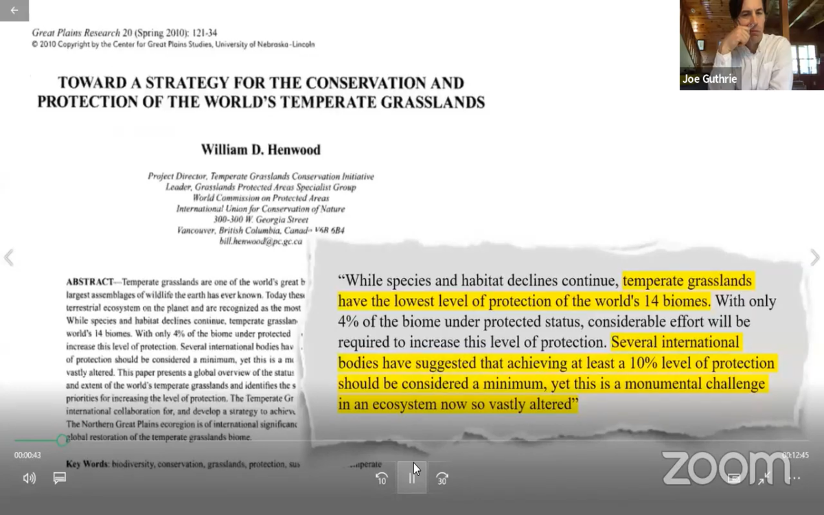 Restoring the Northern Great Plains from  @HilaShamon  @smithsonian  @NationalZoo  @AmericanPrairie  https://www.hilashamon.com/&nbsp; #NACCB2020  #Conservation  #ScienceForAll