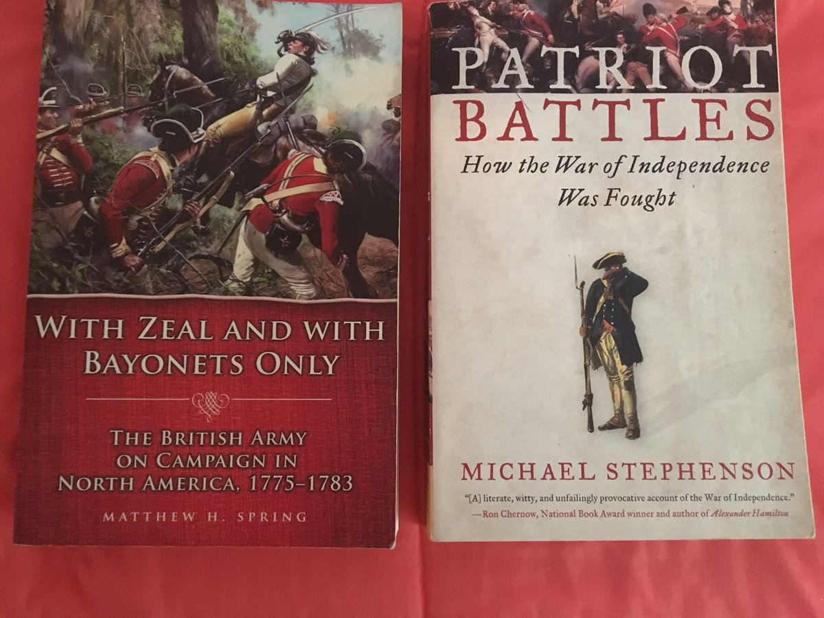 I love these 2 volumes because they describe how the 2 sides built their armies and fought. The key thing Spring brings out is the British Army had been fighting in NA since 1638. Their’s was a failure of strategy not tactics. The other shows it took the Continentals to win. 4/