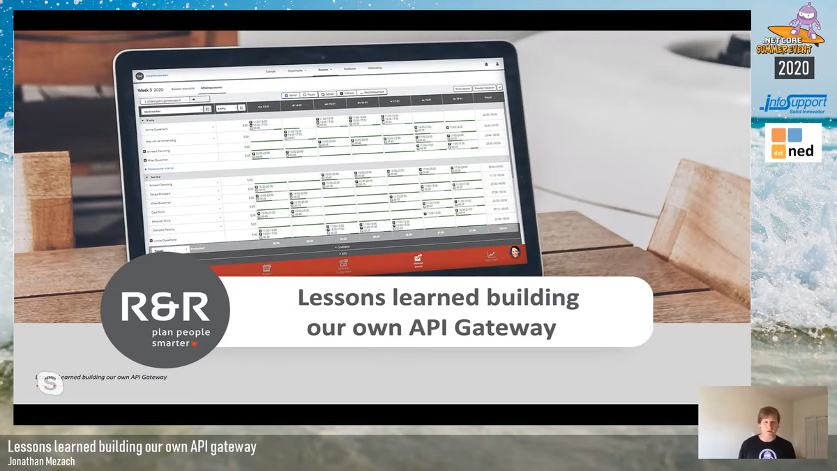 Do you want to learn more about what is takes to build your own API gateway? Then watch the talk that @jmezach gave at .NET Core Summer Event 2020. #NETCoreEventNL 
buff.ly/3eUZ5fH
