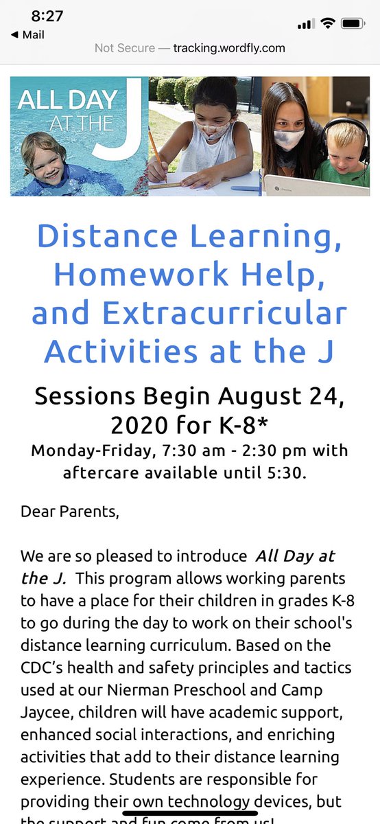     @lfjcc offers “All Day at the J”This is one of the biggest “not school” announcements I can imagine. Guys.