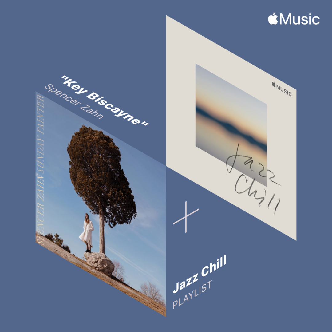 spencerzahn's tweet photo. thank you to @AppleMusic for featuring 'Key Biscayne' on their Jazz Chill playlist!! 

https://t.co/VvYfK5lzXz https://t.co/G2CbgAFvVH