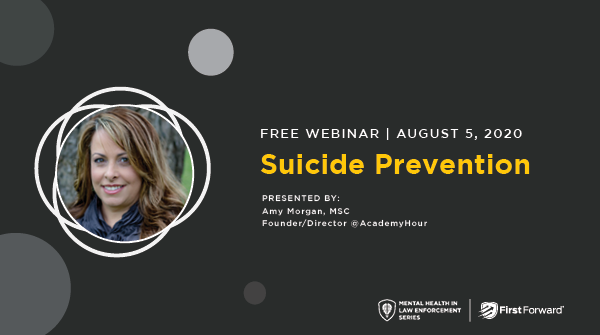 Learn how to fight back against a serious and timely threat for first responders. Amy Morgan hosts the free webinar “Suicide Prevention” on August 5. #firstresponders #mentalhealth

Register: bit.ly/30uyIaf
