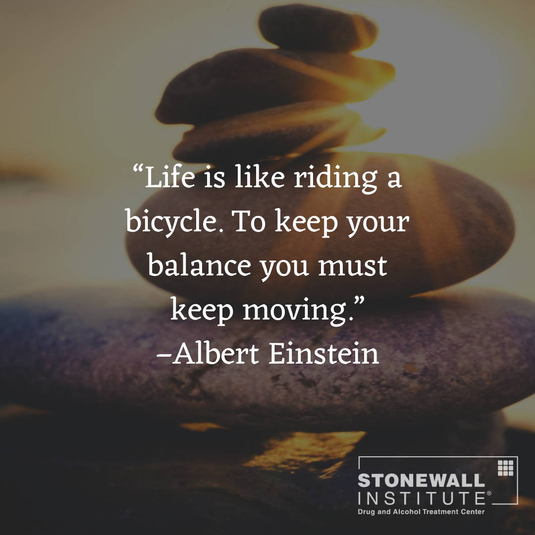 stonewall_inst's tweet photo. When our lives are balanced, we can build solid foundations in our lives.

#Progress #RecoveryTogether #StonewallInstitute https://t.co/SrzBKR4P2o