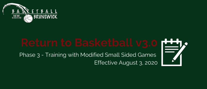 BasketballNB's tweet photo. BNB Announces Phase 3 of Return to Basketball Plan - Effective August 3, 2020 
Visit our website for further details: https://t.co/9W3VDCEnZH https://t.co/OAOT5Gr1Jz