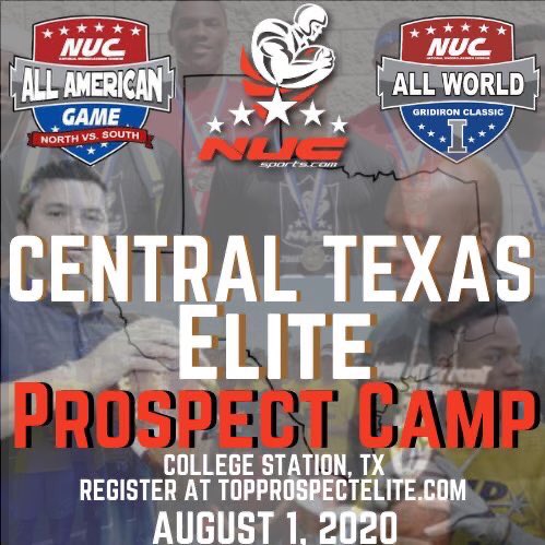 coachschuman's tweet photo. @willcab02 You are invited to Central Texas Elite Showcase Camp August 1, 2020 in College Station, TX. You Can Register At https://t.co/KCwDdqKrC2 using code football19 for 50% off for invited athletes. https://t.co/4qShki1NEk