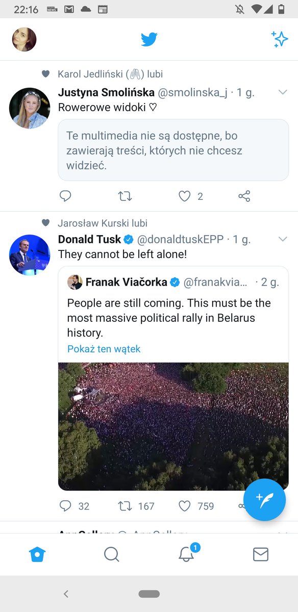 DominikaMasajlo's tweet photo. @smolinska_j Mój tt lepiej wie że nie chcę tego widzieć :D https://t.co/oNg2PGjTeL