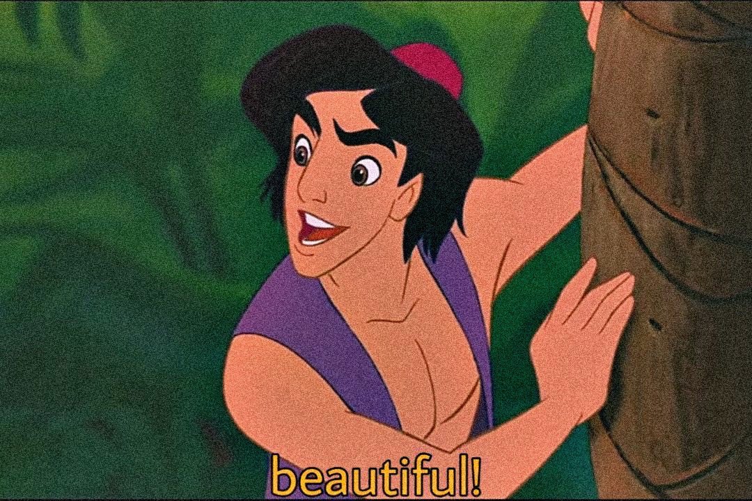 aladdin talking about troian bellisario; a thread