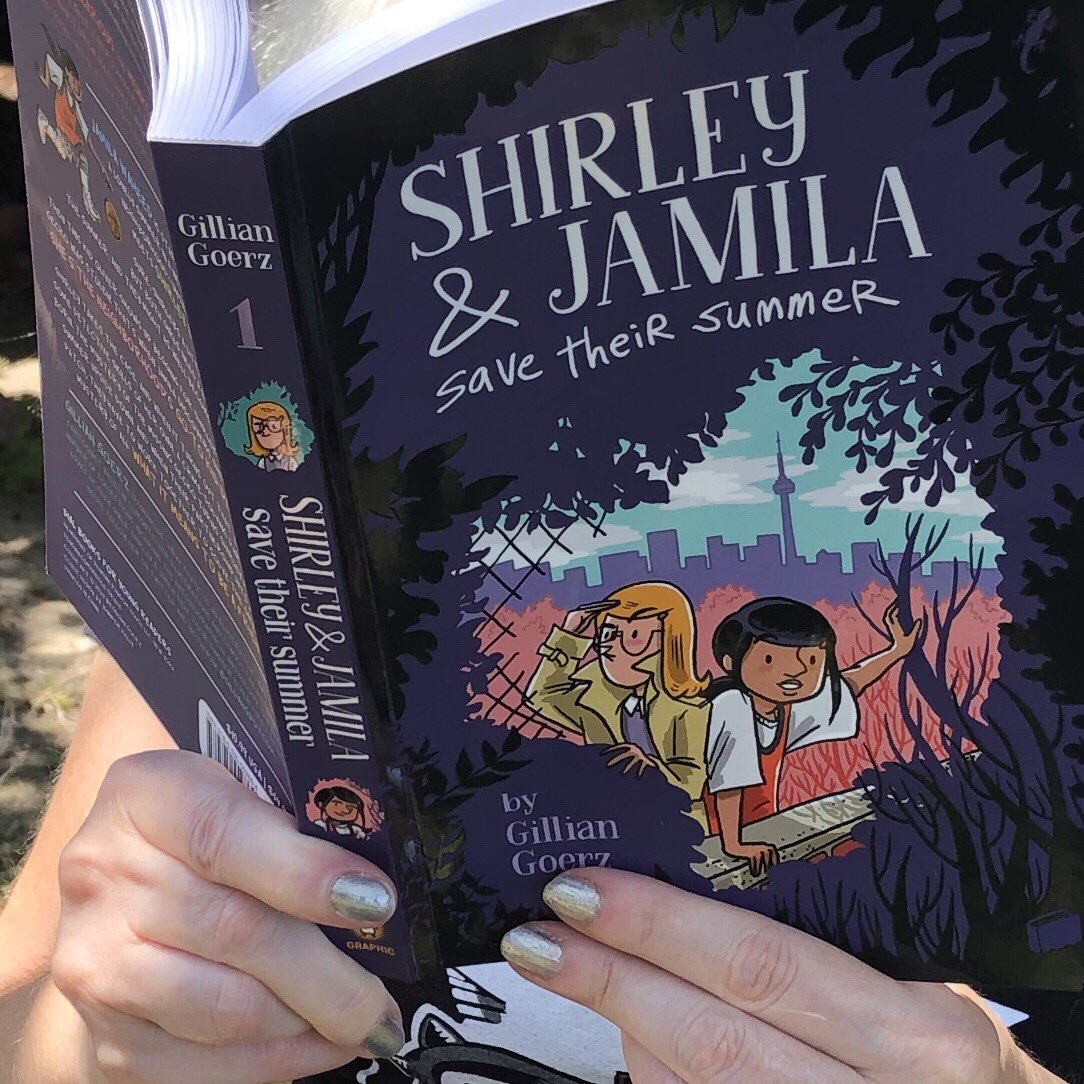 sxbond's tweet photo. Congrats to @GillianGDotCom on the amazing OGN! Summer is the perfect time to shut up and read on your lunch break. Do as I say & see as I do! And ask your #LCBS for “Shirley & Jamila” Save their Summer.” #shutupandread #relax #thisonepandemicsummer https://t.co/sOmgTKft3Z
