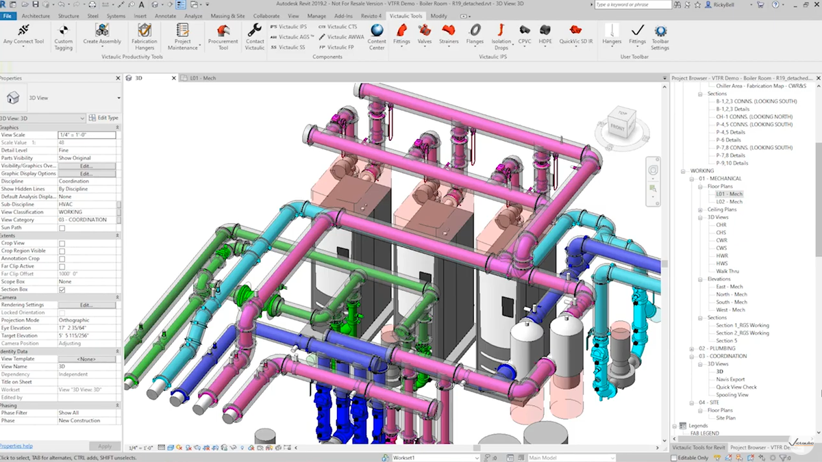 Victaulic's tweet photo. #Revit Users - Set it and forget it! The #Systemizer tool allows you to quickly define piping systems & showcase how to apply optional parameter values to your model! Interested? Learn more. https://t.co/TWDfPDX8AE https://t.co/umEoaamdjb