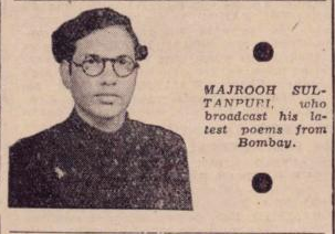 11. Majrooh Sultanpuri 1946.