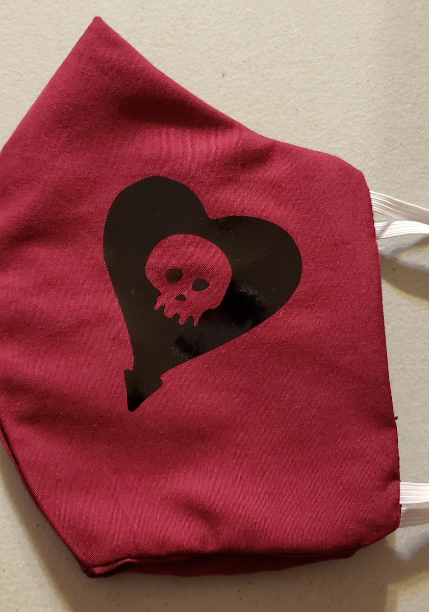 ANewTempo's tweet photo. NEW MASK ALERT! 
This Burgundy babe is hot off the machine/presses... literally 

Peep it here...https://t.co/FLwINrK3a3

#alkalinetrio #alk3 #facemask #clothfacemask #alk3mask #alk3facemask #handmade #anewtempo #badbitchmade #etsymask #alkalinetriomask #punkrockmask https://t.co/sbENbykiJ1