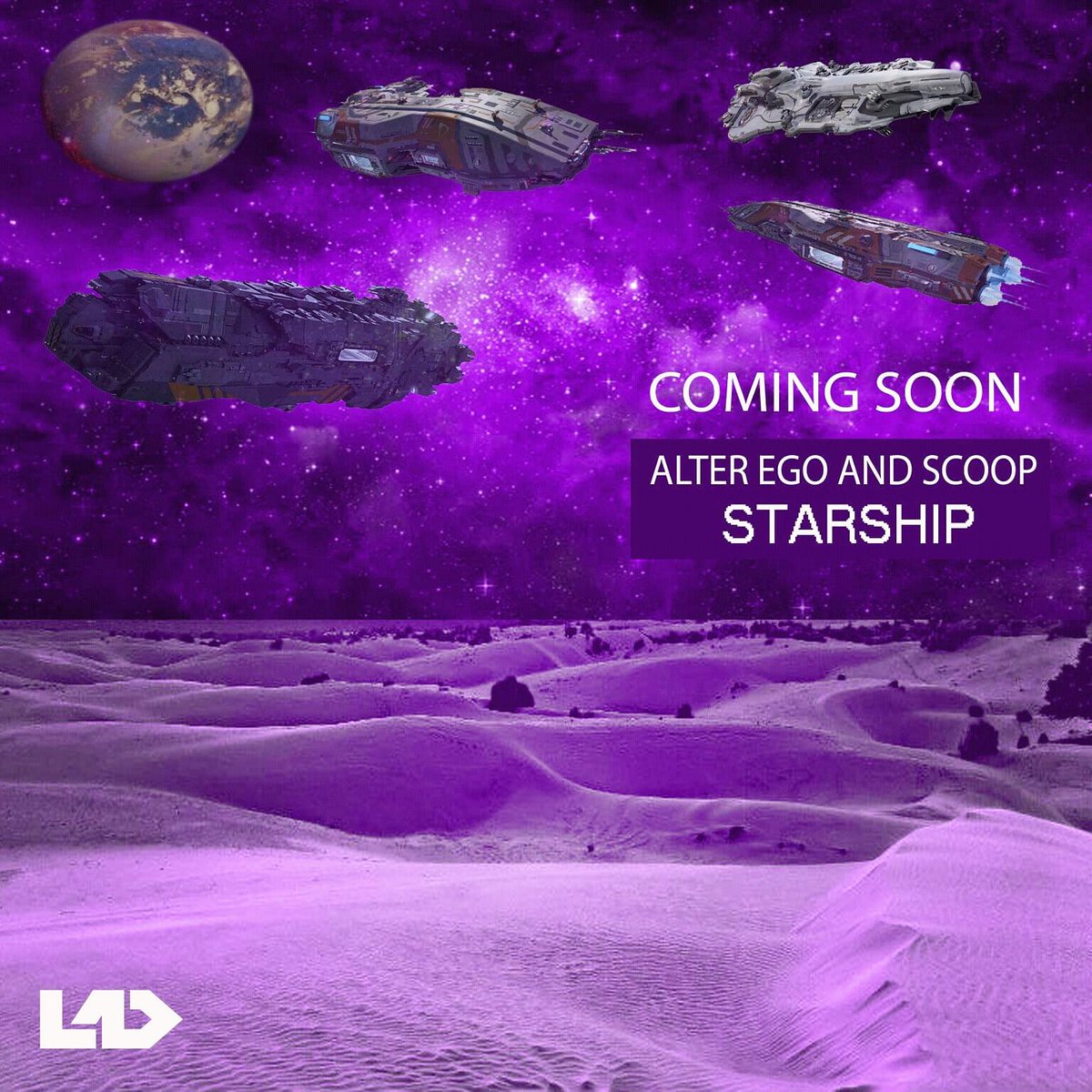 NEW TRACK COMING FROM ALTER EGO &amp;  SCOOP - STARSHIP.
AUGUST 14TH ON LIVE &amp; DANGEROUS RECORDS.
VIA SPINNUP DISTRIBUTION / UNIVERSAL MUSIC LONDON.

AUDIO TOMORROW.

STREAM OUR DNB
open.spotify.com/artist/7FNKq39…

#drumnbass #dnb #drumsandbass #dnbproducer #spotify #dnbmusic #neurofunk #dj