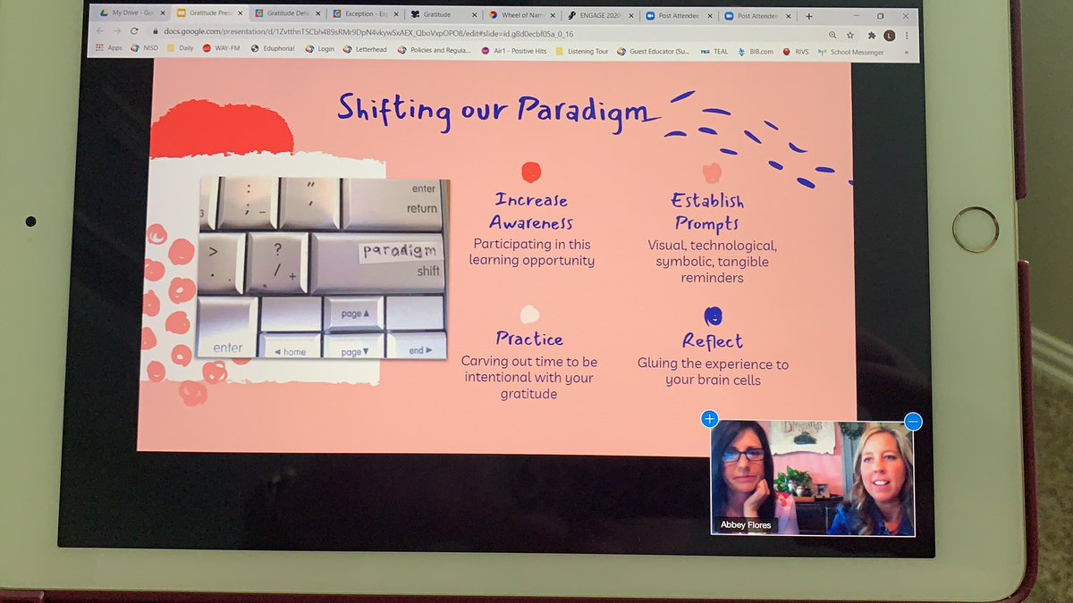 MarmonSusan's tweet photo. These sweet ladies are the perfect pair to teach Gratitude!#EngageNISD @mrsabbeyflores @LindaSavel https://t.co/ZkIWQrlhPa