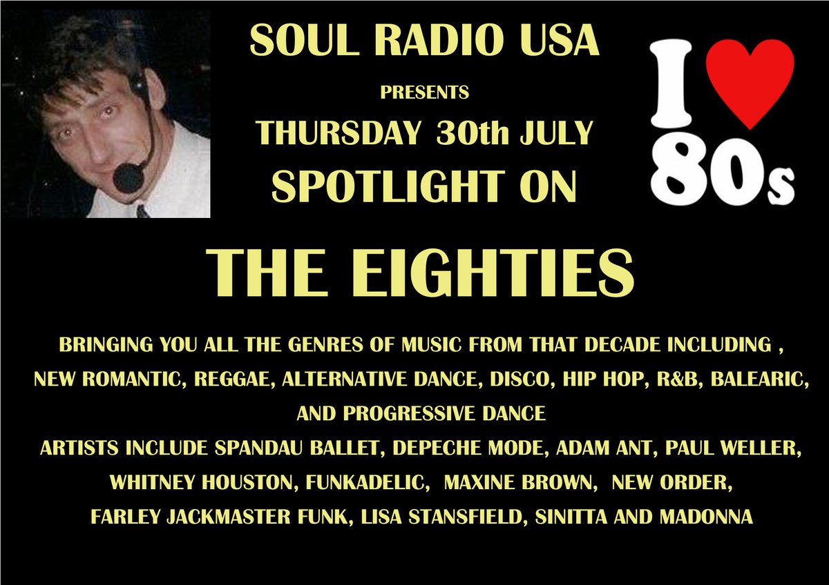 SoulRadioUSA's tweet photo. Broadcast commences 2pm EST, 5pm EST and 10pm GMT 
To Listen :-
https://t.co/t9JuawuWfu 
Click The Starlight Broadcasting Player on the right hand side of screen and choose Soul Radio USA
If on a Mobile/Cell Phone click the Two Squares bottom right of your display https://t.co/9ki1cWffoR