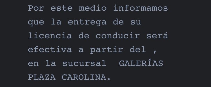 BrokampPTY's tweet photo. @SertracenP buenas tardes, me mandaron el email para la entrega de la licencia pero sin fecha. https://t.co/QcLgvTjRNt