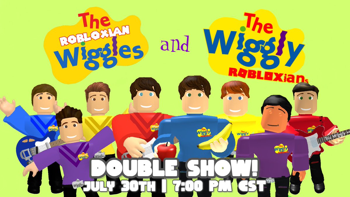 The Robloxian Wiggles On Twitter Now This Is Gonna Be A Party See You All Tonight With Our Friends Wig Robloxians - the wiggles of robloxians