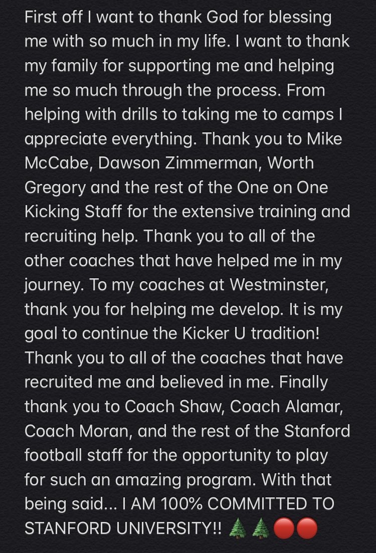 CWeselman's tweet image. COMMITTED 🔴🔴🌲🌲 @CoachDavidShaw @PeteAlamar @CoachMM8 @maeubanks #CardClass21 #FearTheTree
@OneOnOneKicking @AJCole90 @trlong02 @WorthGregory40 @_Mike_McCabe @thedawsonzim #OneOnOneTrained