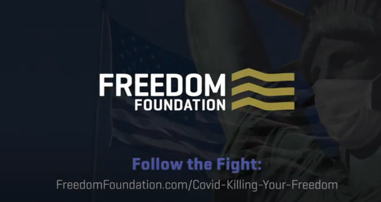 FreedomFdtn's tweet photo. VIDEO: "The same mask mandate that required the sign on the door also came w/a list of exemptions.
I'm on that list of exemptions."
https://t.co/wxv3E6wgMJ
#MaskTyranny #WhyImNotWearingAMask
#InsleeIsNotEssential https://t.co/wUrdWptrsR