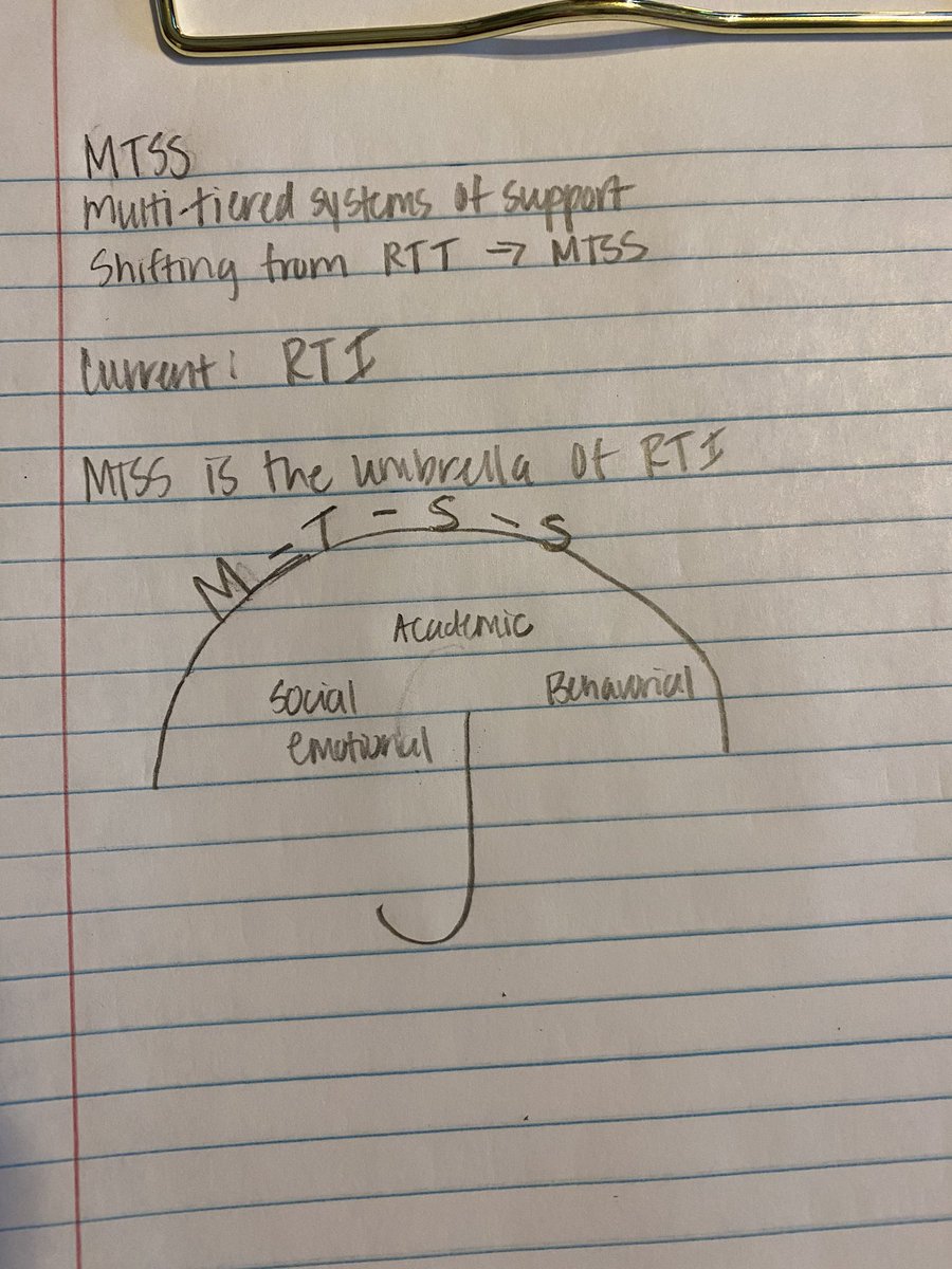 Learning about MTSS! This has been a great day of learning! #Learn2Lead