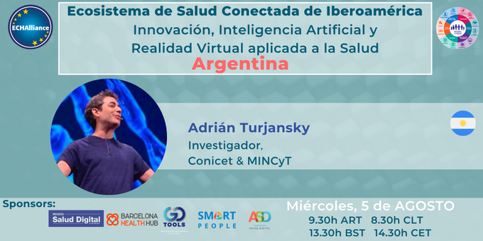 Si te interesa el análisis y procesamiento bioinformático de datos genómicos aplicado a la salud, podés registrarte a este webinar en el que participará <a href="/TurjanskiA/">Adrian Turjanski</a>, CSO de <a href="/BitgeniaOK/">Bitgenia</a> , <a href="/ECHAlliance/">Global Health Connector</a> 
echalliance.com/event/argentin…