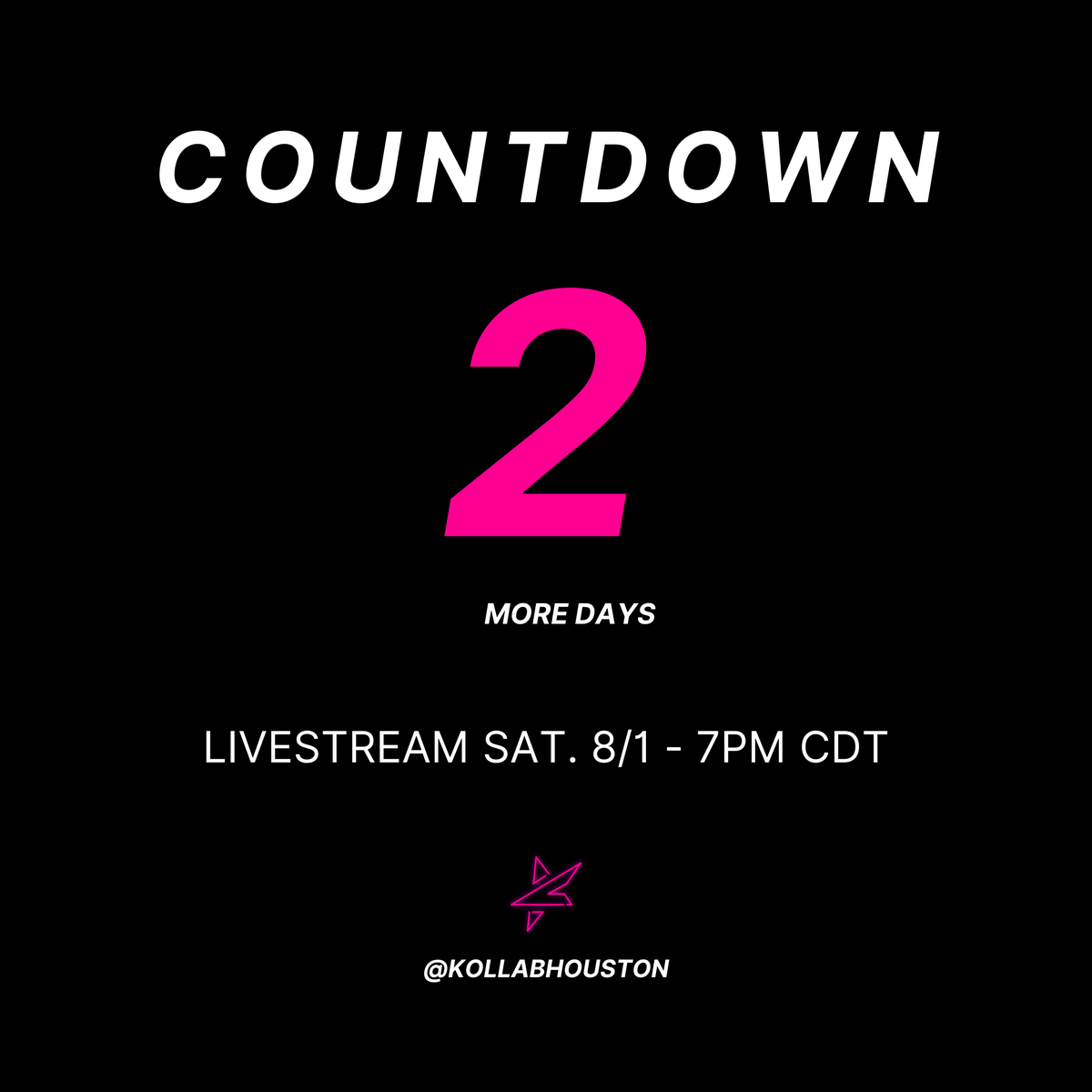 💓We are getting so close! Have you RSVP'd and how will you be tuning in? Go to Facebook.com/KollaborationH…
.
✨ Saturday, 8/1 at 7pm CDT⁠
✨ Free Show for the Family⁠
✨ Donations will be for Asian Americans Advancing Justice @advancingjustice_aajc⁠