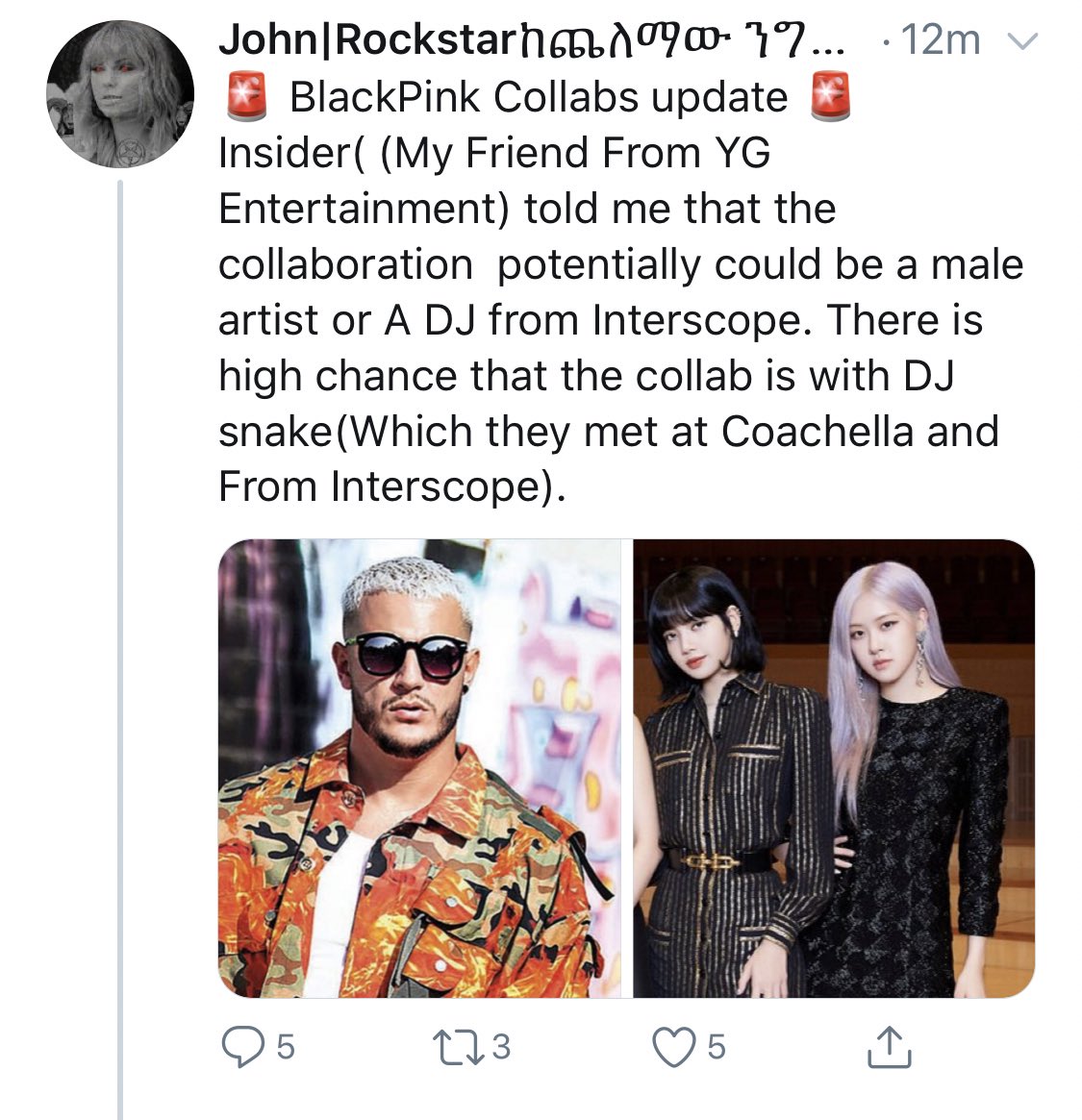 Rumor is now circulating that the feature will include  @djsnake. This does not exclude Selena since her & the DJ are friends & have collaborated before with ‘Taki Taki.’ He also wished Selena happy birthday and included a picture of them on the set of the ‘Taki Taki’ video.