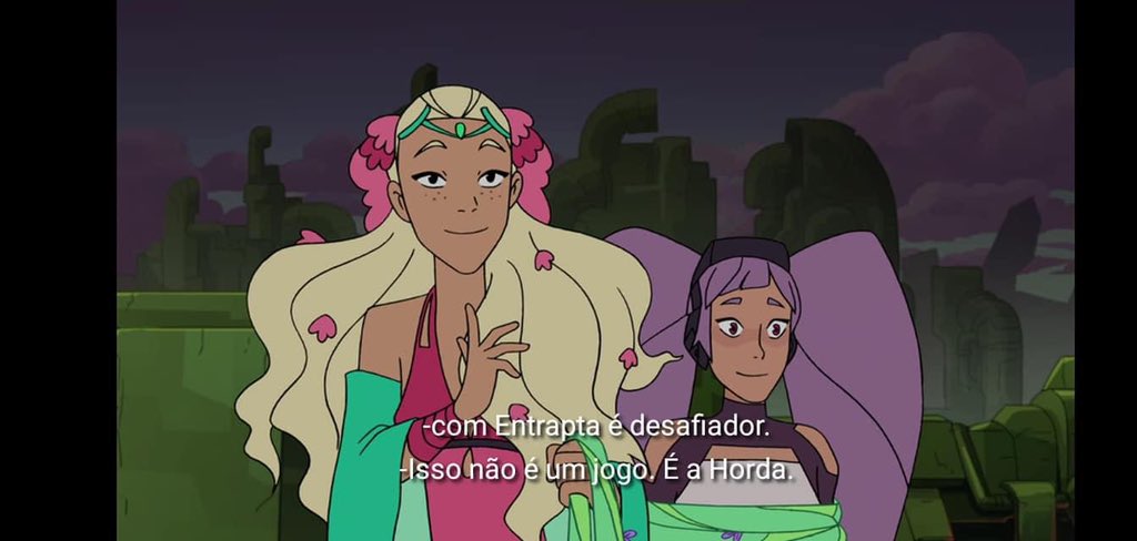And I honestly think almost no one would associate her so called “lucid” moments with her autism. Instead almost all scenes she appears, what we have is entrapta struggling to fit in. Entrapta not being respected or being perceived as someone who’s part of the group.