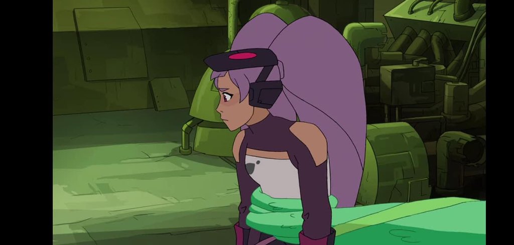 And I honestly think almost no one would associate her so called “lucid” moments with her autism. Instead almost all scenes she appears, what we have is entrapta struggling to fit in. Entrapta not being respected or being perceived as someone who’s part of the group.