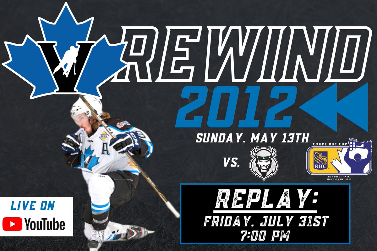 PentictonVees's tweet photo. Our big game is one day away!
Catch the Vees 2012 RBC Cup Final against the Woodstock Slammers tomorrow night at 7 PM on our YouTube channel!
This is a one-time only re-broadcast of the game! You won't want to miss it!
#BCHL | #VeesRewind https://t.co/mIVDSY8OLd